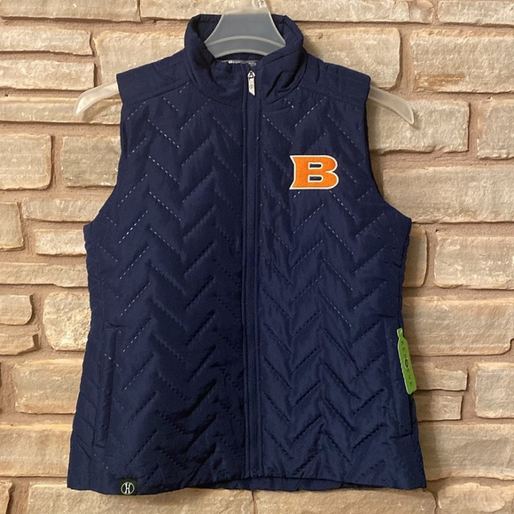 NWT Holloway Ladies Size Medium Repreve Eco Vest Navy Blue Quilted - Picture 9 of 10